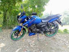 TVS Apache RTR 150 Matt Blue